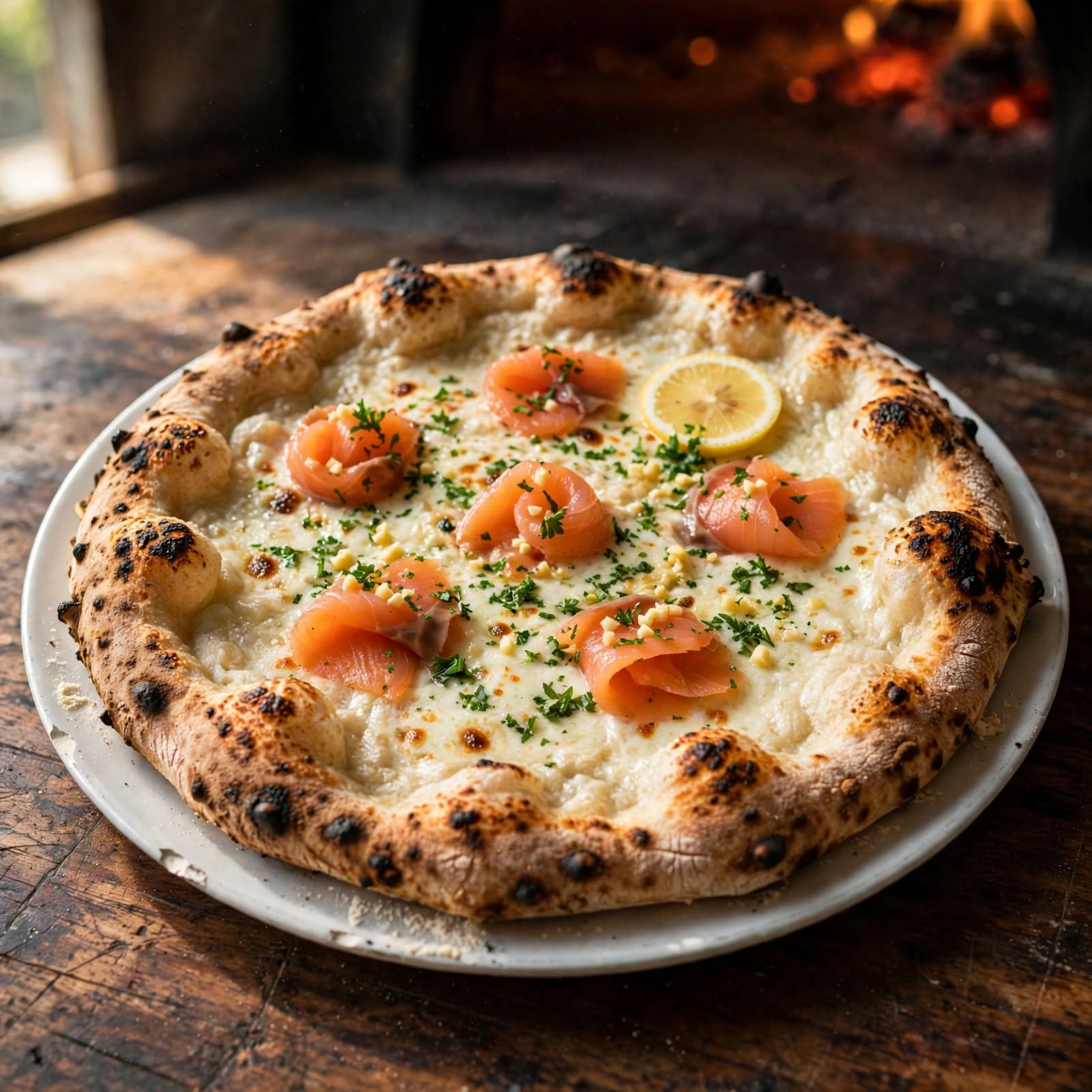 Pizza Saumon